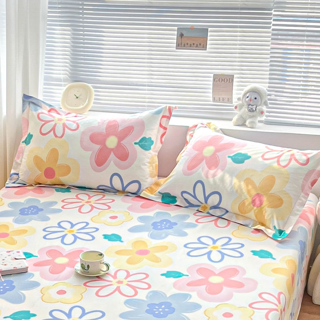 91家纺网 家纺一手货源 找家纺 涵宸家纺 2026新款亲肤舒适全棉印花单枕套-68系列 总 枕套-爱恋