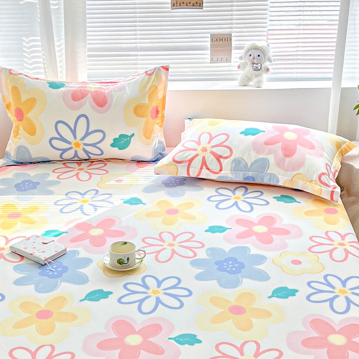 91家纺网 家纺一手货源 找家纺 涵宸家纺 2026新款亲肤舒适全棉印花单枕套-68系列 总 枕套-爱恋