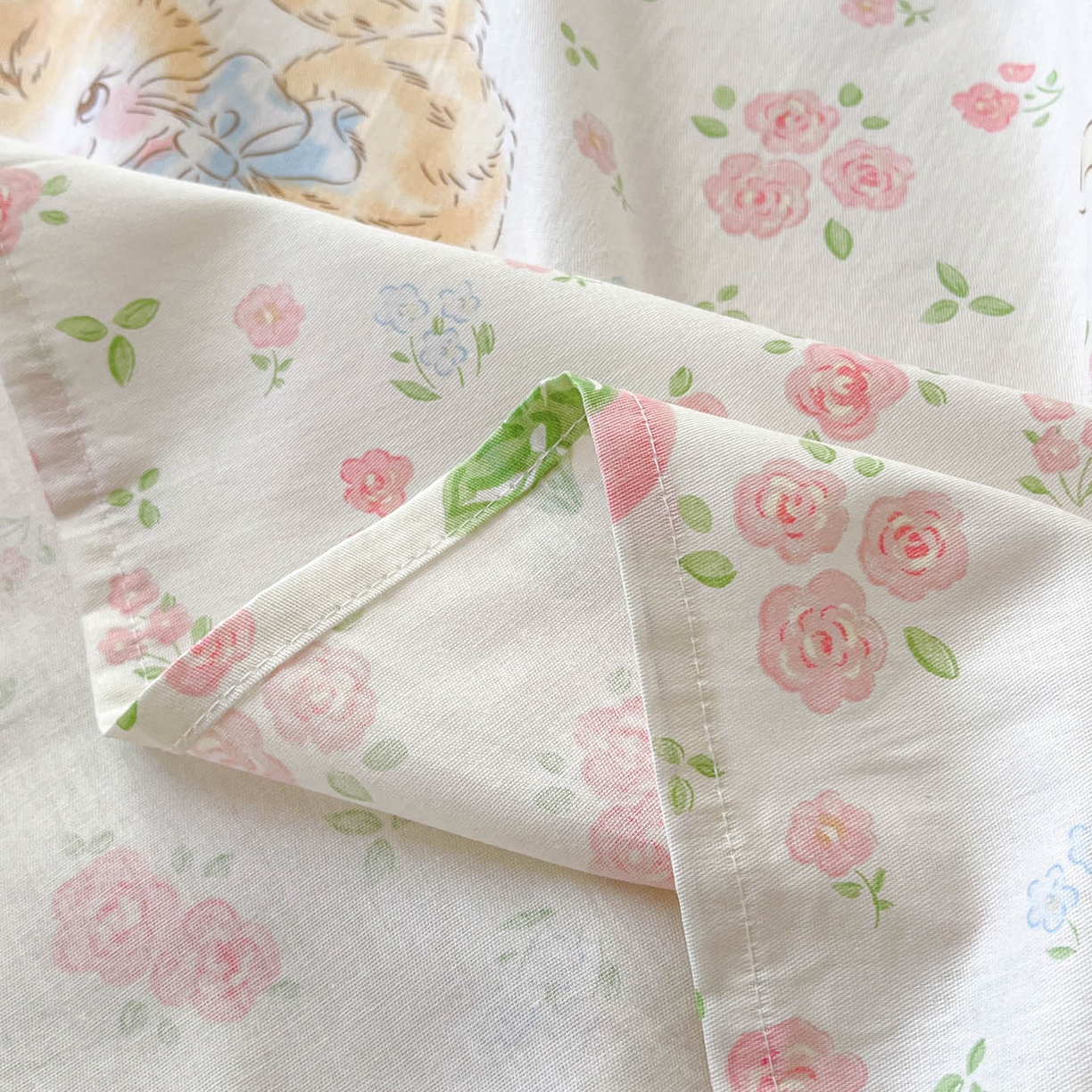 91家纺网 家纺一手货源 找家纺 涵宸家纺 2026新款亲肤舒适全棉印花单枕套-68系列 总 枕套-萌小喵