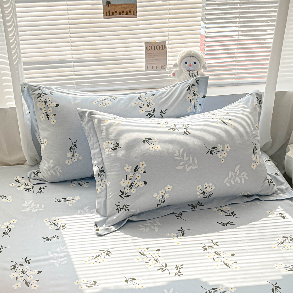 涵宸家纺 2026新款亲肤舒适全棉印花单枕套-68系列 总 枕套-那年花开