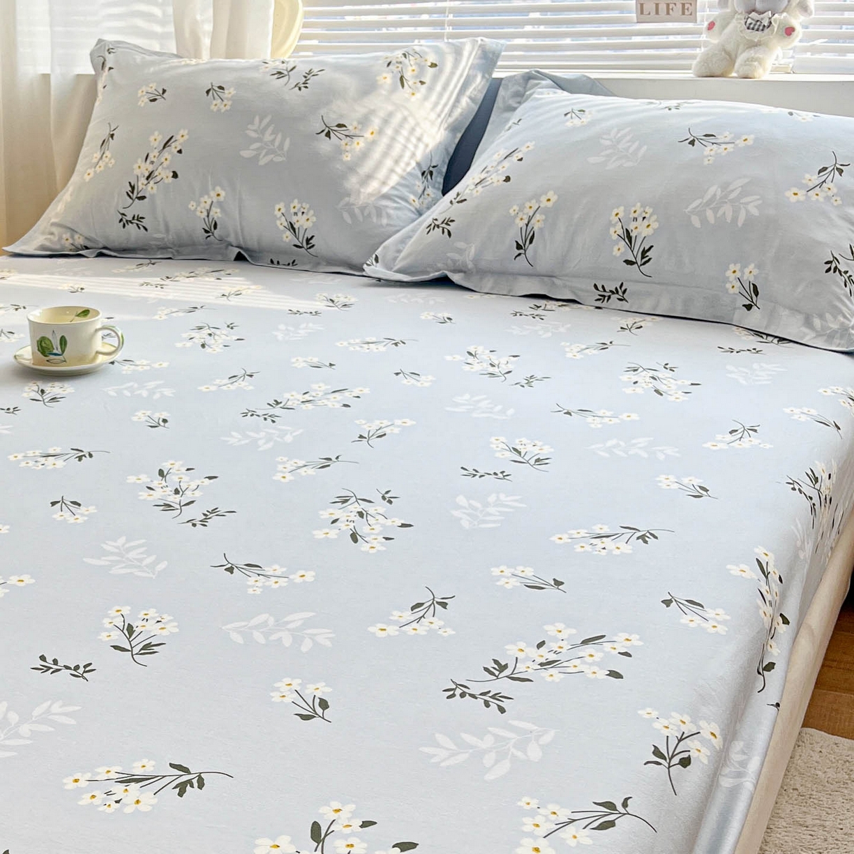 91家纺网 家纺一手货源 找家纺 涵宸家纺 2026新款亲肤舒适全棉印花单枕套-68系列 总 枕套-那年花开