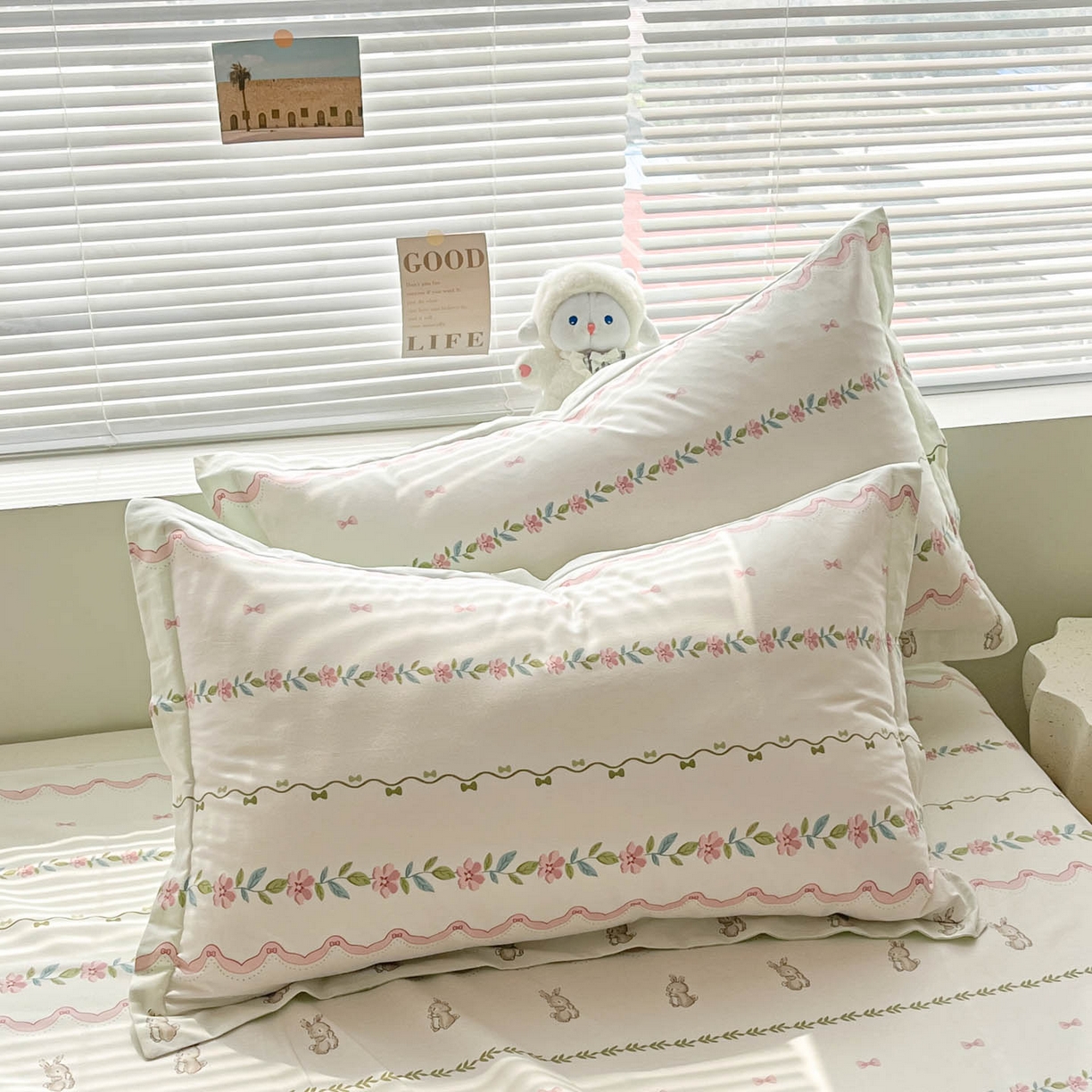 91家纺网 家纺一手货源 找家纺 涵宸家纺 2026新款亲肤舒适全棉印花单枕套-68系列 总 枕套-辛德瑞拉