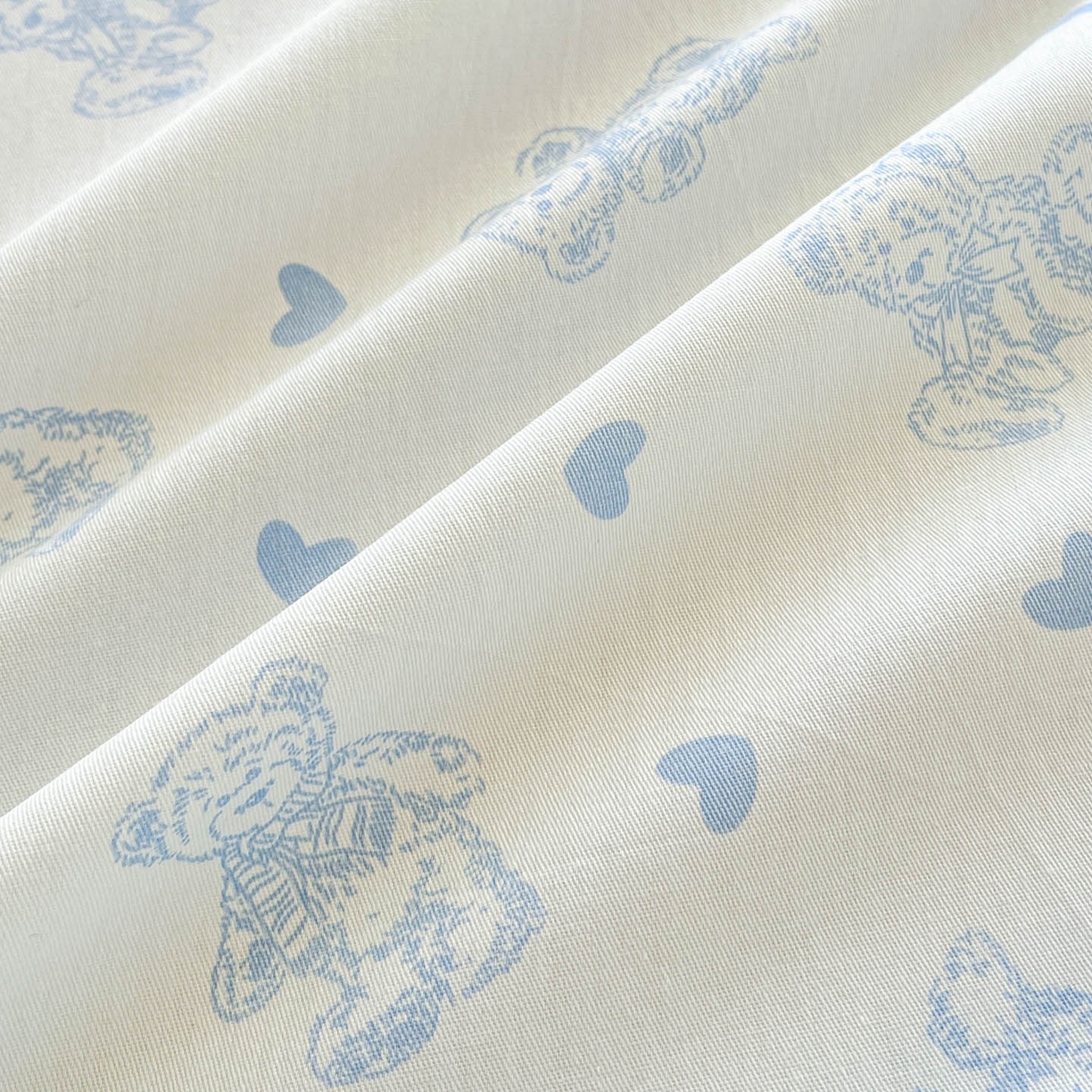 91家纺网 家纺一手货源 找家纺 涵宸家纺 2026新款亲肤舒适全棉印花单枕套-68系列 总 枕套-幸运熊