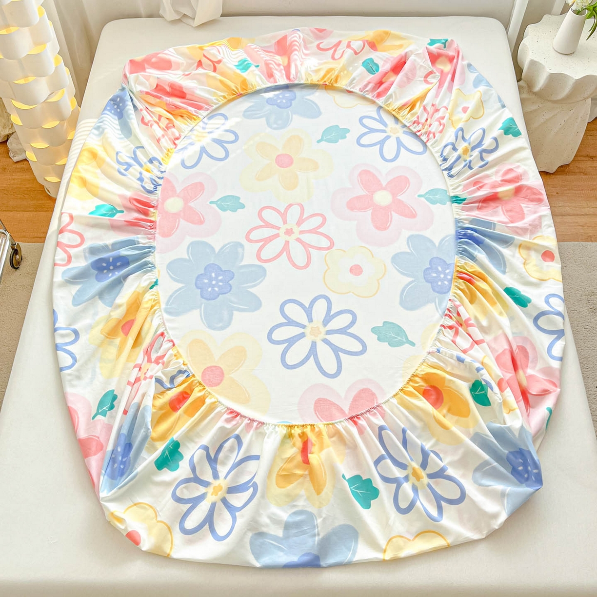 91家纺网 家纺一手货源 找家纺 （总）涵宸家纺 2026新款亲肤舒适全棉印花单床笠-68系列 总