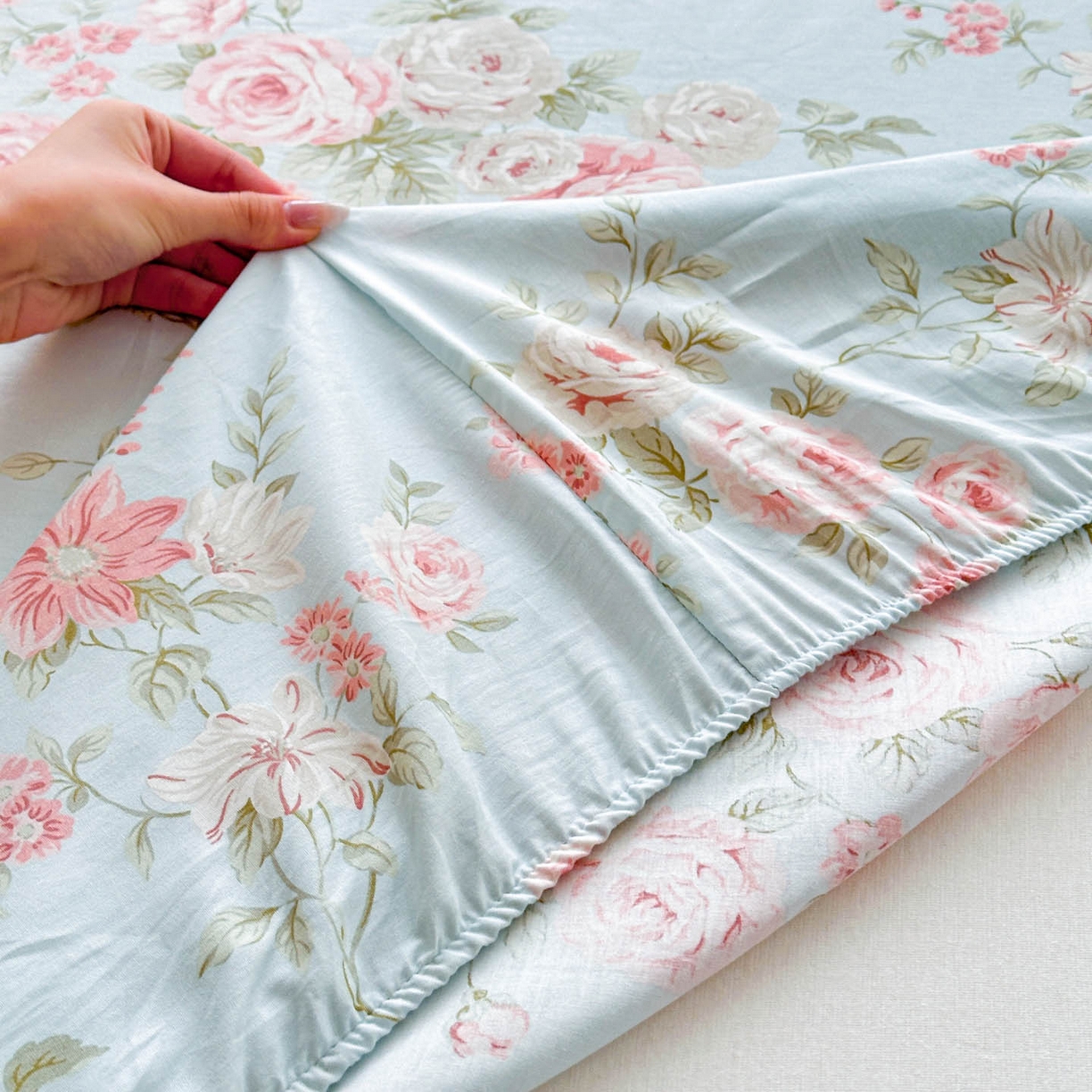 91家纺网 家纺一手货源 找家纺 涵宸家纺 2026新款亲肤舒适全棉印花单床笠-68系列 总 床笠-晨汐