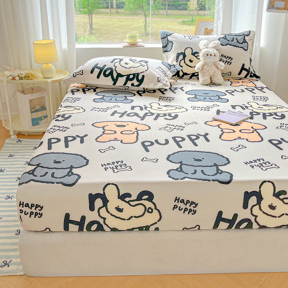 91家纺网 家纺一手货源 找家纺 涵宸家纺 2026新款亲肤舒适全棉印花单床笠-68系列 总 床笠-玛基拉