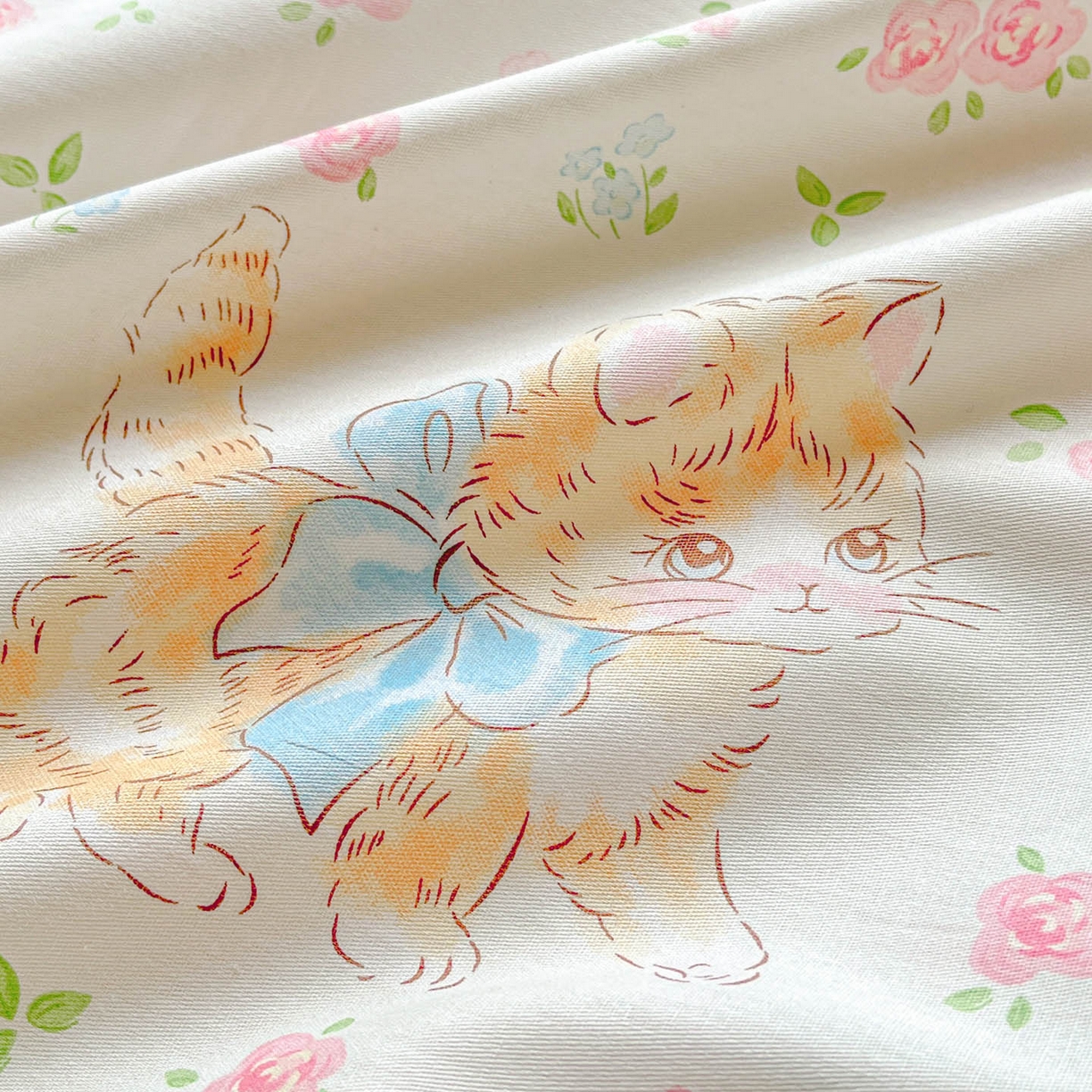 91家纺网 家纺一手货源 找家纺 涵宸家纺 2026新款亲肤舒适全棉印花单床笠-68系列 总 床笠-萌小喵