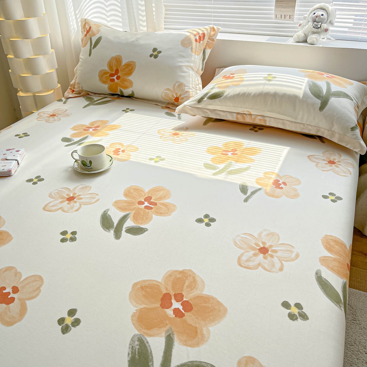 91家纺网 家纺一手货源 找家纺 涵宸家纺 2026新款亲肤舒适全棉印花单床笠-68系列 总 床笠-香榭