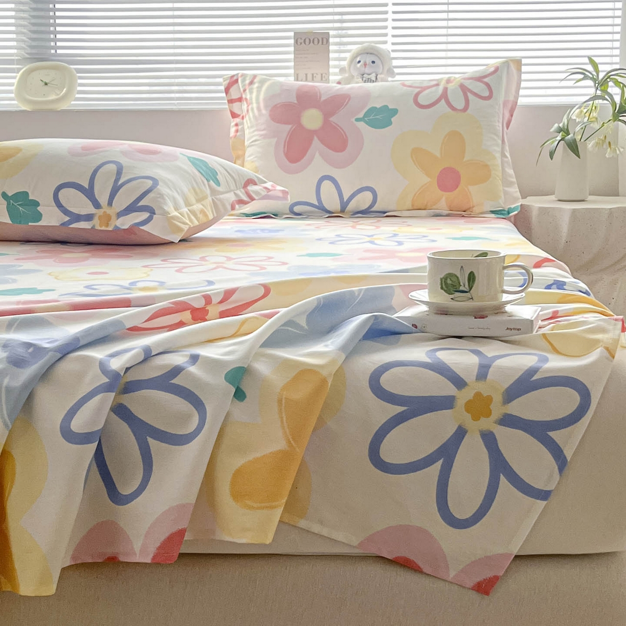 91家纺网 家纺一手货源 找家纺 （总）涵宸家纺 2026新款亲肤舒适全棉印花单床单-68系列 总