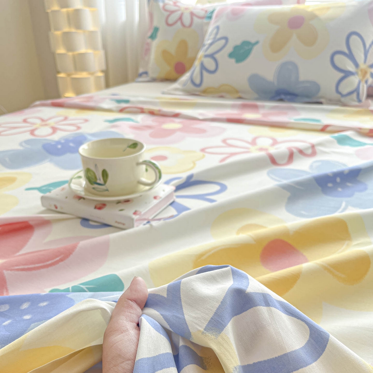 91家纺网 家纺一手货源 找家纺 （总）涵宸家纺 2026新款亲肤舒适全棉印花单床单-68系列 总