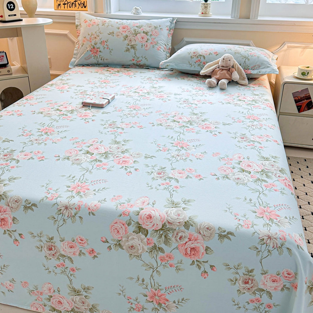 91家纺网 家纺一手货源 找家纺 涵宸家纺 2026新款亲肤舒适全棉印花单床单-68系列 总 床单-晨汐