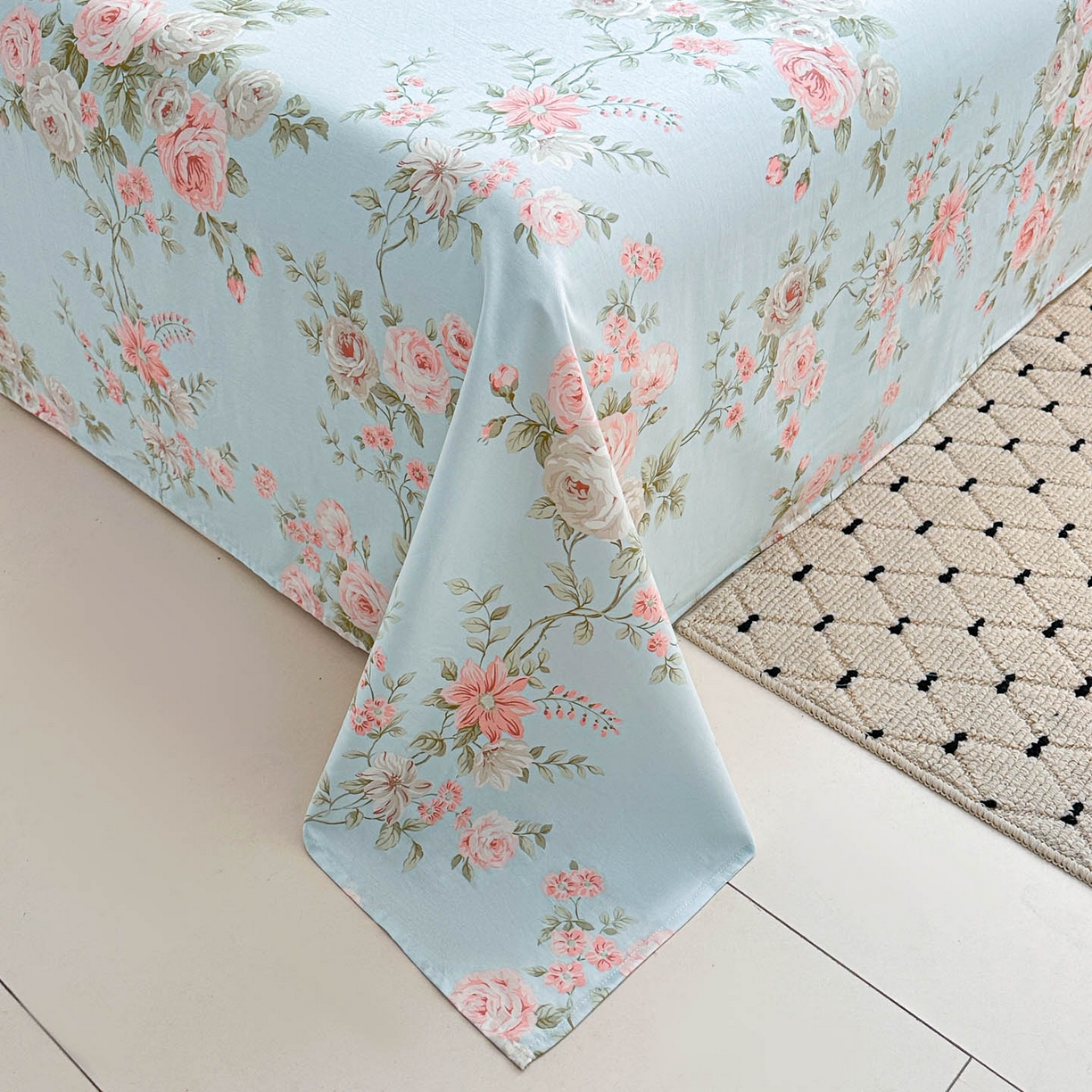 91家纺网 家纺一手货源 找家纺 涵宸家纺 2026新款亲肤舒适全棉印花单床单-68系列 总 床单-晨汐