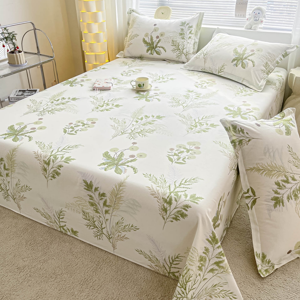 91家纺网 家纺一手货源 找家纺 涵宸家纺 2026新款亲肤舒适全棉印花单床单-68系列 总 床单-金秋