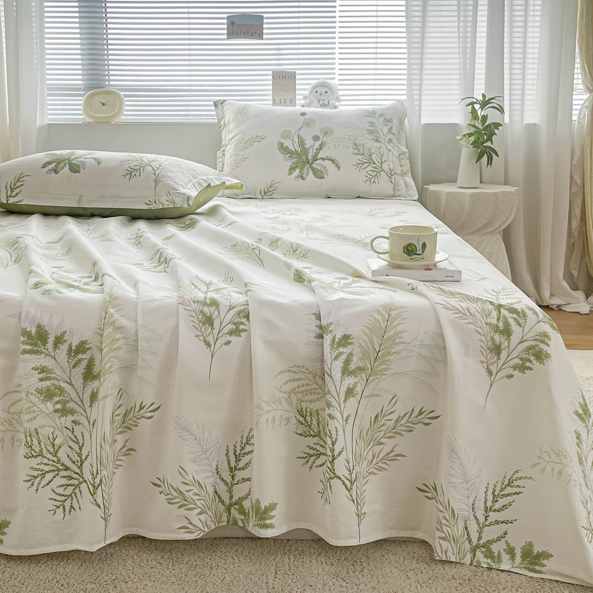 91家纺网 家纺一手货源 找家纺 涵宸家纺 2026新款亲肤舒适全棉印花单床单-68系列 总 床单-金秋