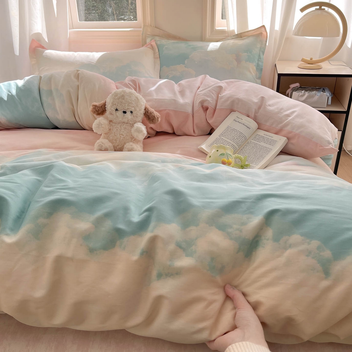 91家纺网 家纺一手货源 找家纺 涵宸家纺 2025新款亲肤舒适全棉印花四件套-68系列 总 B遐想