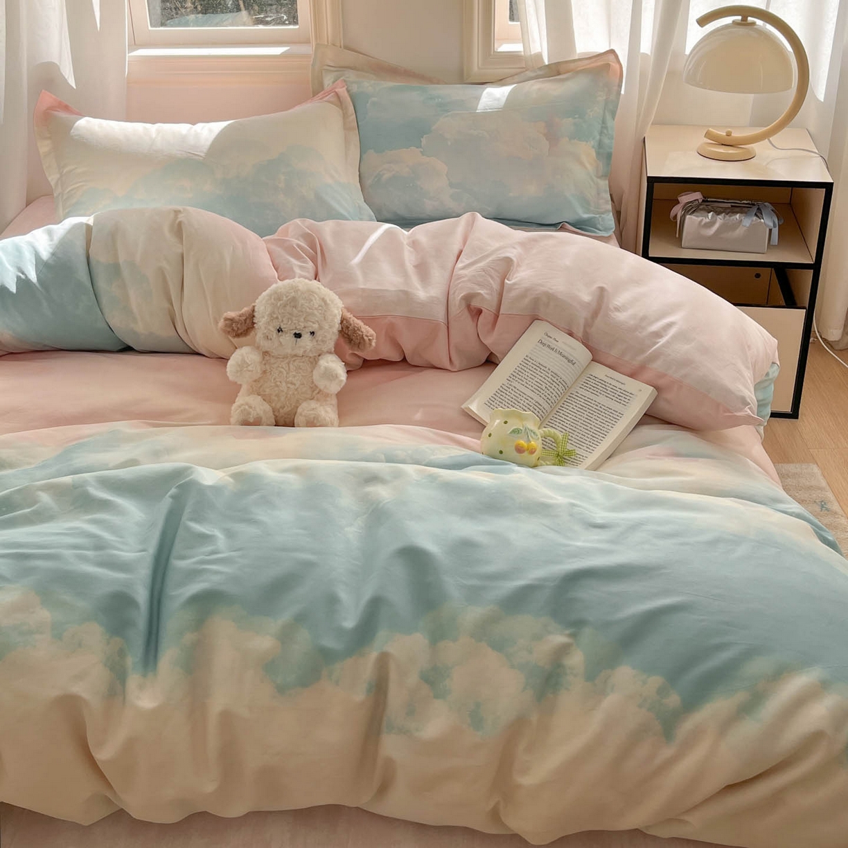 91家纺网 家纺一手货源 找家纺 涵宸家纺 2025新款亲肤舒适全棉印花四件套-68系列 总 B遐想