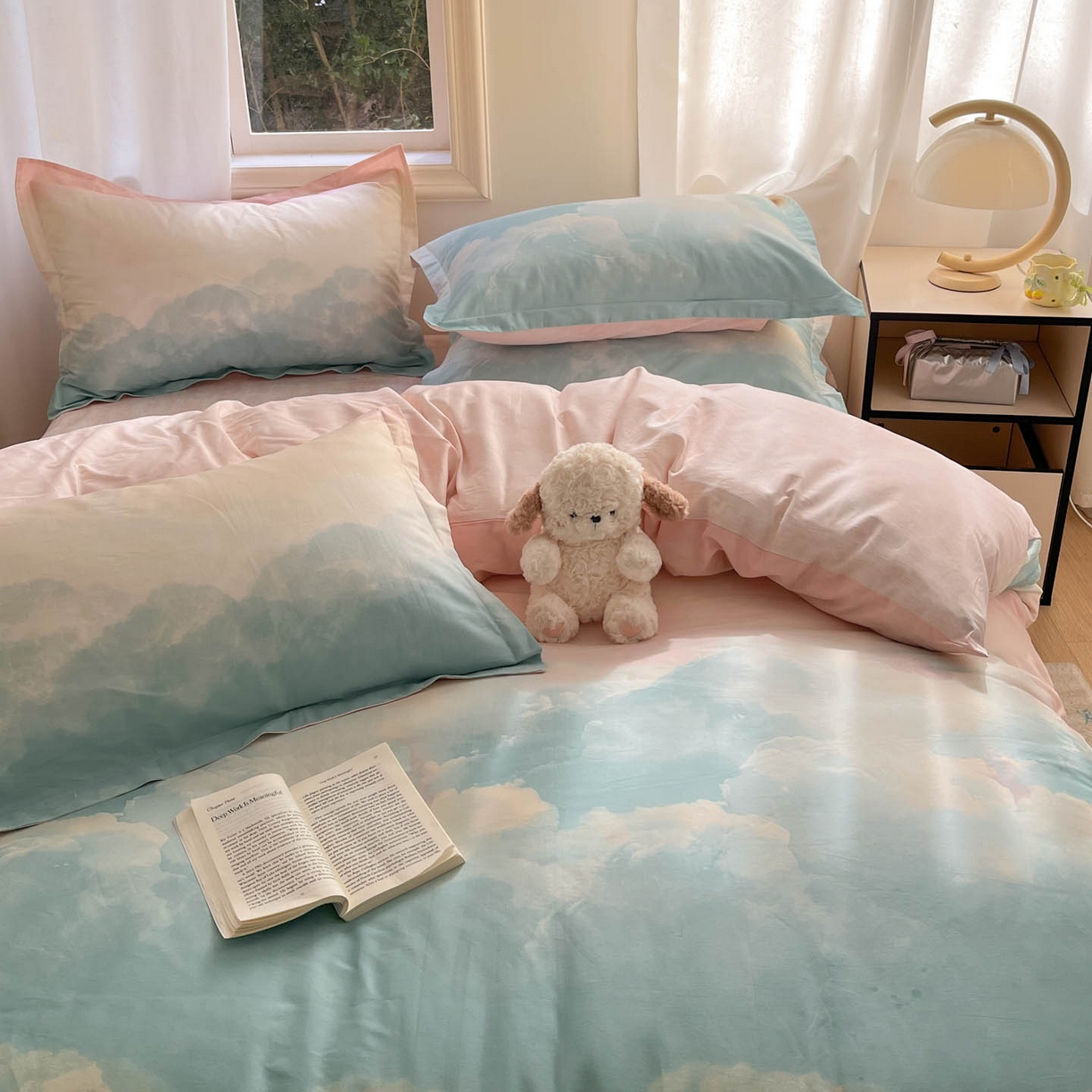 91家纺网 家纺一手货源 找家纺 涵宸家纺 2025新款亲肤舒适全棉印花四件套-68系列 总 B遐想