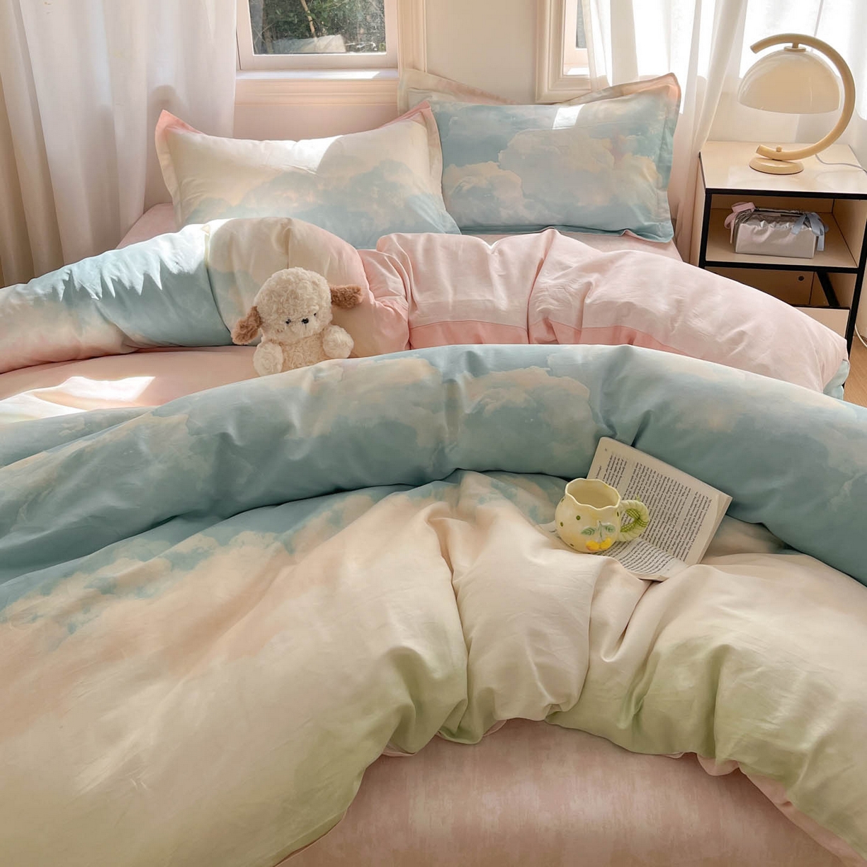 91家纺网 家纺一手货源 找家纺 涵宸家纺 2025新款亲肤舒适全棉印花四件套-68系列 总 B遐想