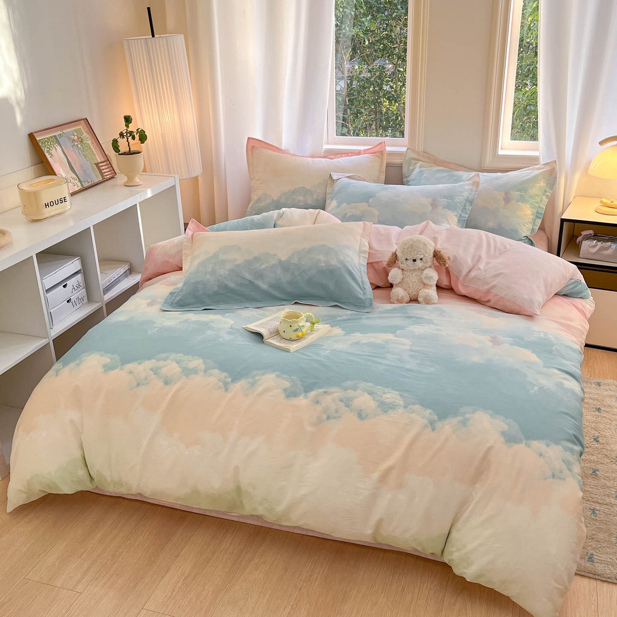 91家纺网 家纺一手货源 找家纺 涵宸家纺 2025新款亲肤舒适全棉印花四件套-68系列 总 B遐想