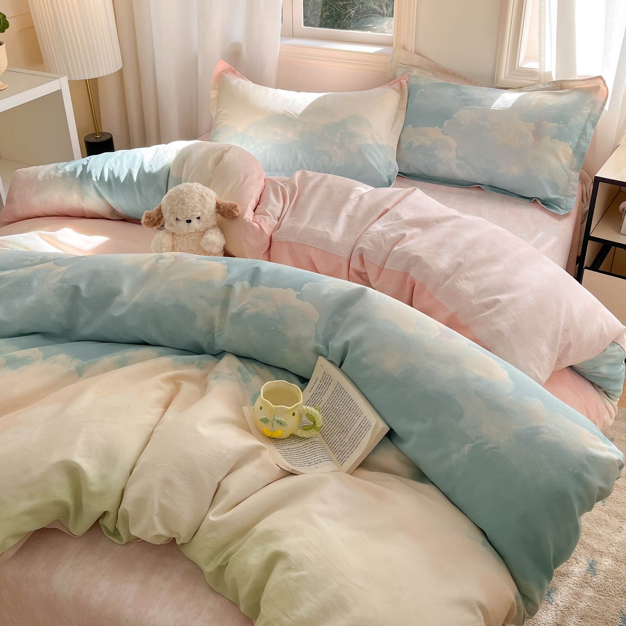 91家纺网 家纺一手货源 找家纺 涵宸家纺 2025新款亲肤舒适全棉印花四件套-68系列 总 B遐想