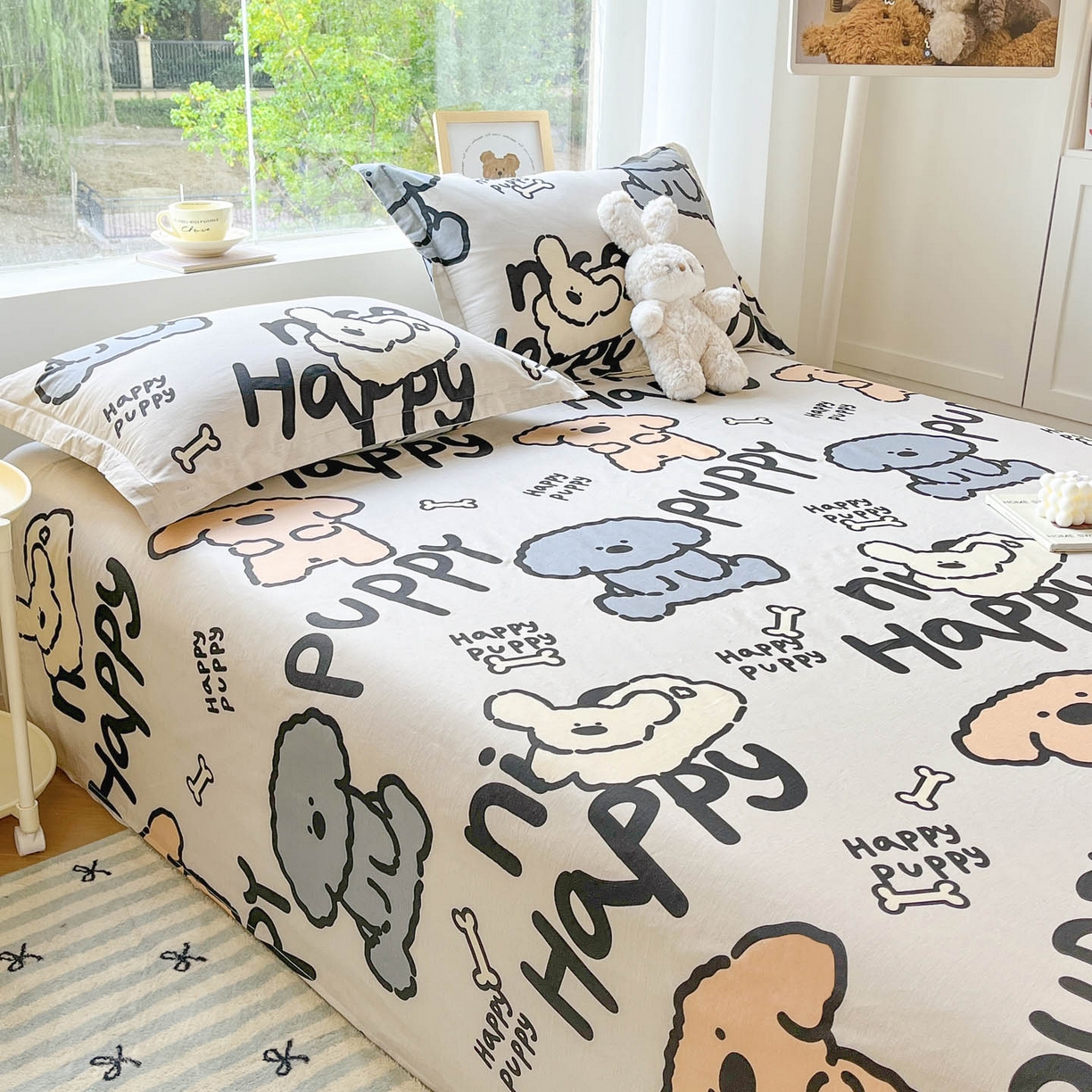 91家纺网 家纺一手货源 找家纺 涵宸家纺 2026新款亲肤舒适全棉印花单床单-68系列 总 床单-玛基拉