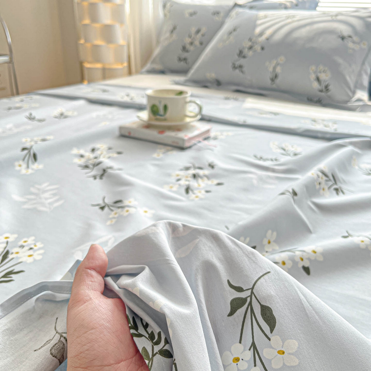 91家纺网 家纺一手货源 找家纺 涵宸家纺 2026新款亲肤舒适全棉印花单床单-68系列 总 床单-那年花开