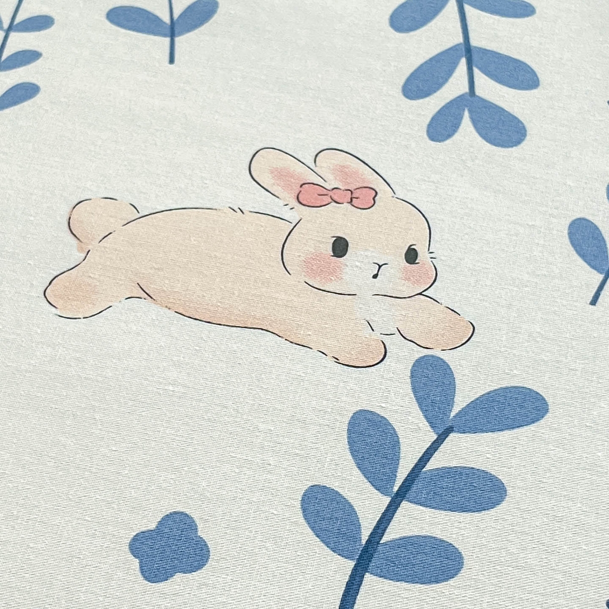 91家纺网 家纺一手货源 找家纺 涵宸家纺 2026新款亲肤舒适全棉印花单床单-68系列 总 床单-兔影