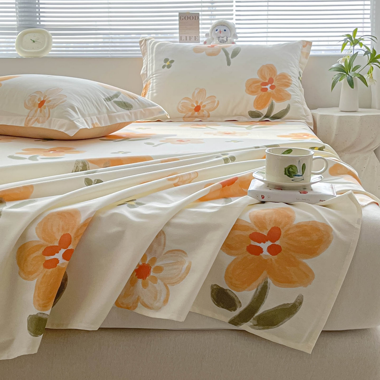 91家纺网 家纺一手货源 找家纺 涵宸家纺 2026新款亲肤舒适全棉印花单床单-68系列 总 床单-香榭