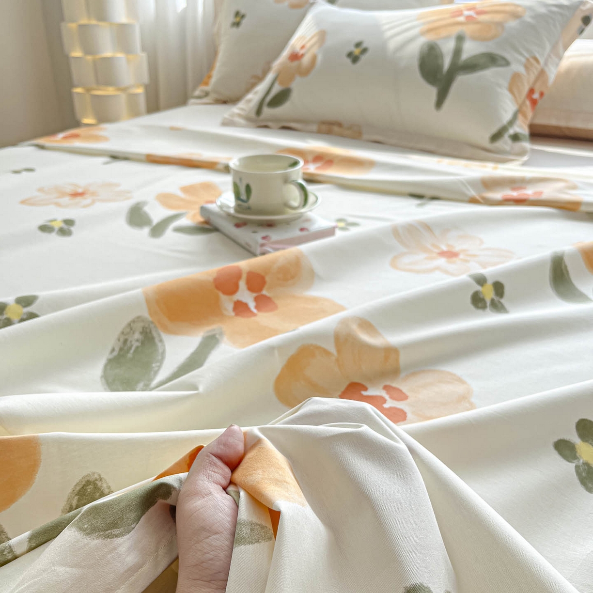 91家纺网 家纺一手货源 找家纺 涵宸家纺 2026新款亲肤舒适全棉印花单床单-68系列 总 床单-香榭