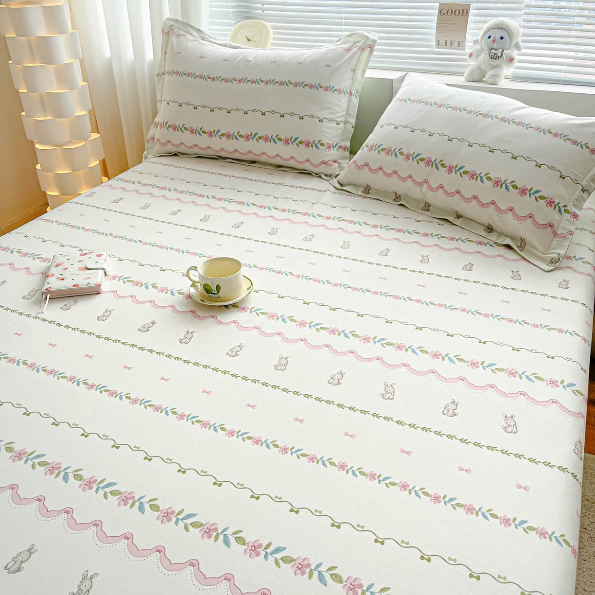 91家纺网 家纺一手货源 找家纺 涵宸家纺 2026新款亲肤舒适全棉印花单床单-68系列 总 床单-辛德瑞拉