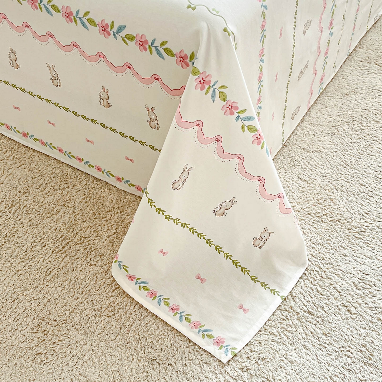 91家纺网 家纺一手货源 找家纺 涵宸家纺 2026新款亲肤舒适全棉印花单床单-68系列 总 床单-辛德瑞拉