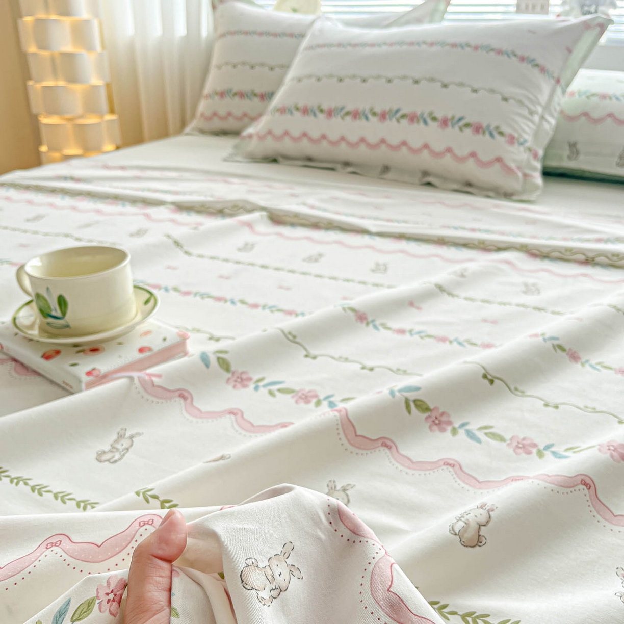 91家纺网 家纺一手货源 找家纺 涵宸家纺 2026新款亲肤舒适全棉印花单床单-68系列 总 床单-辛德瑞拉