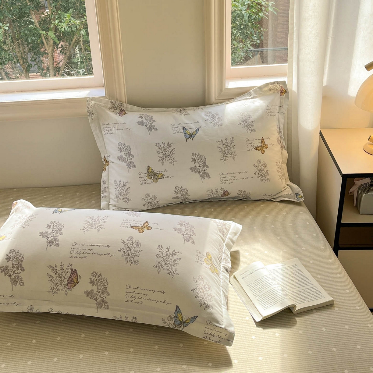 91家纺网 家纺一手货源 找家纺 涵宸家纺 2025新款亲肤舒适全棉印花四件套-68系列 总 F蝶之恋