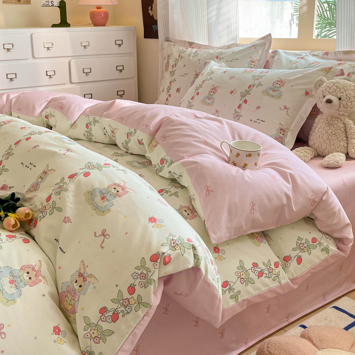 91家纺网 家纺一手货源 找家纺 （总）涵宸家纺 2026新款亲肤舒适全棉印花单被套-68系列 总