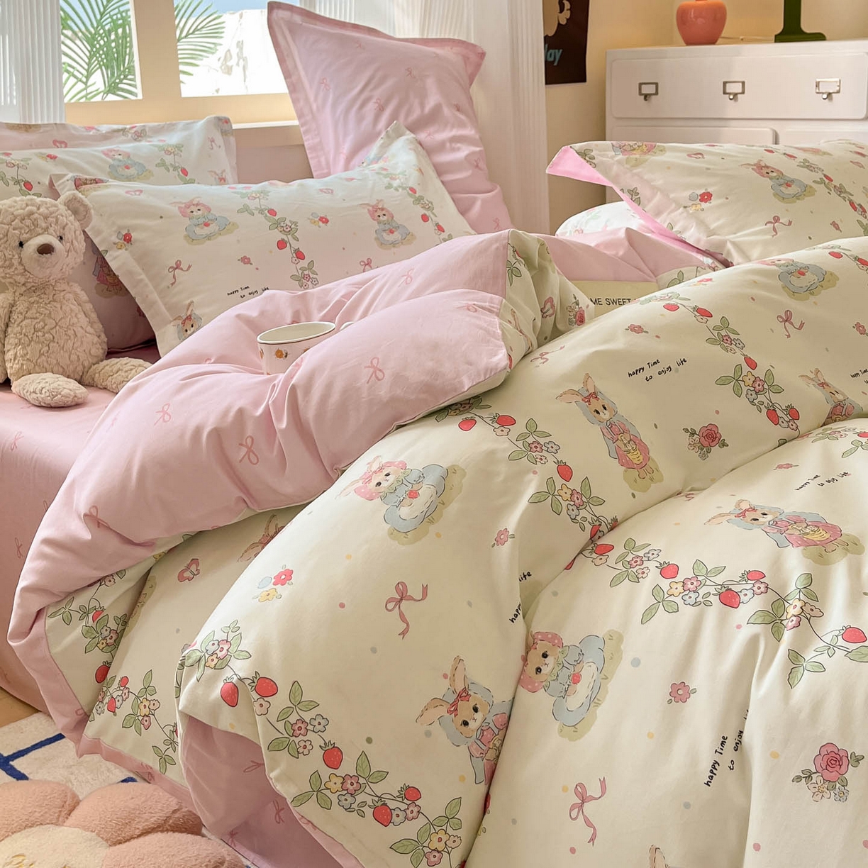 91家纺网 家纺一手货源 找家纺 （总）涵宸家纺 2026新款亲肤舒适全棉印花单被套-68系列 总