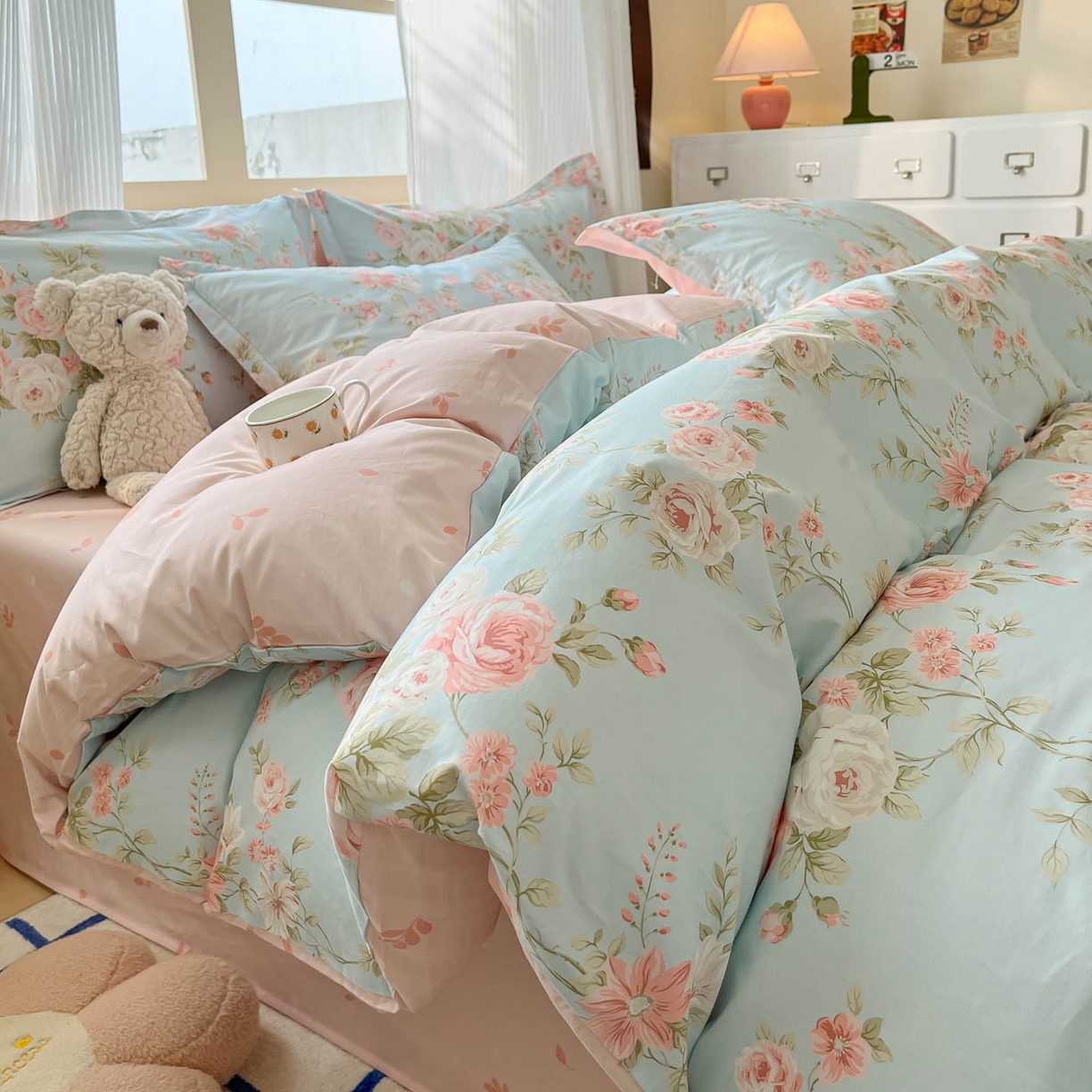 91家纺网 家纺一手货源 找家纺 （总）涵宸家纺 2026新款亲肤舒适全棉印花单被套-68系列 总