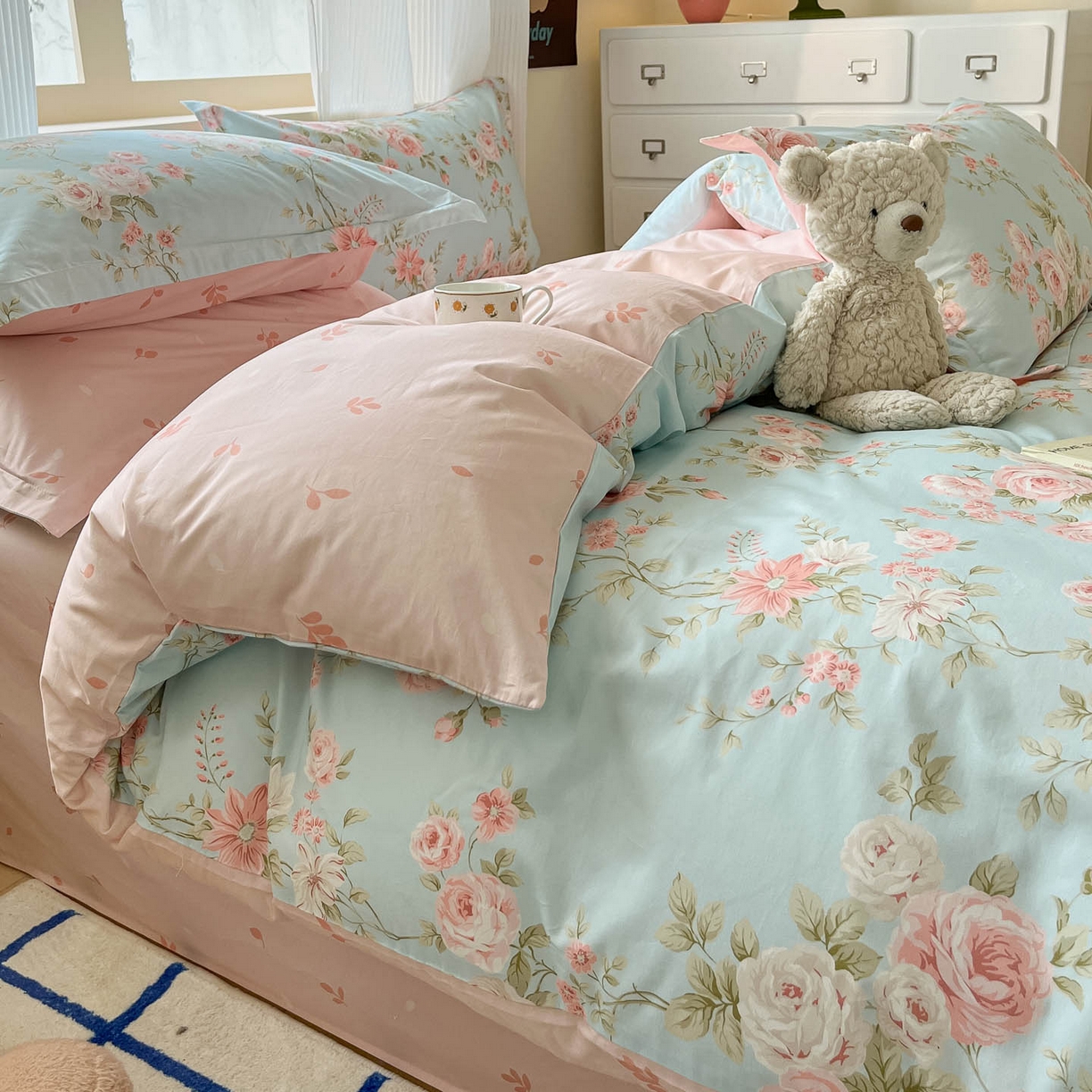 91家纺网 家纺一手货源 找家纺 涵宸家纺 2026新款亲肤舒适全棉印花单被套-68系列 总 A晨汐