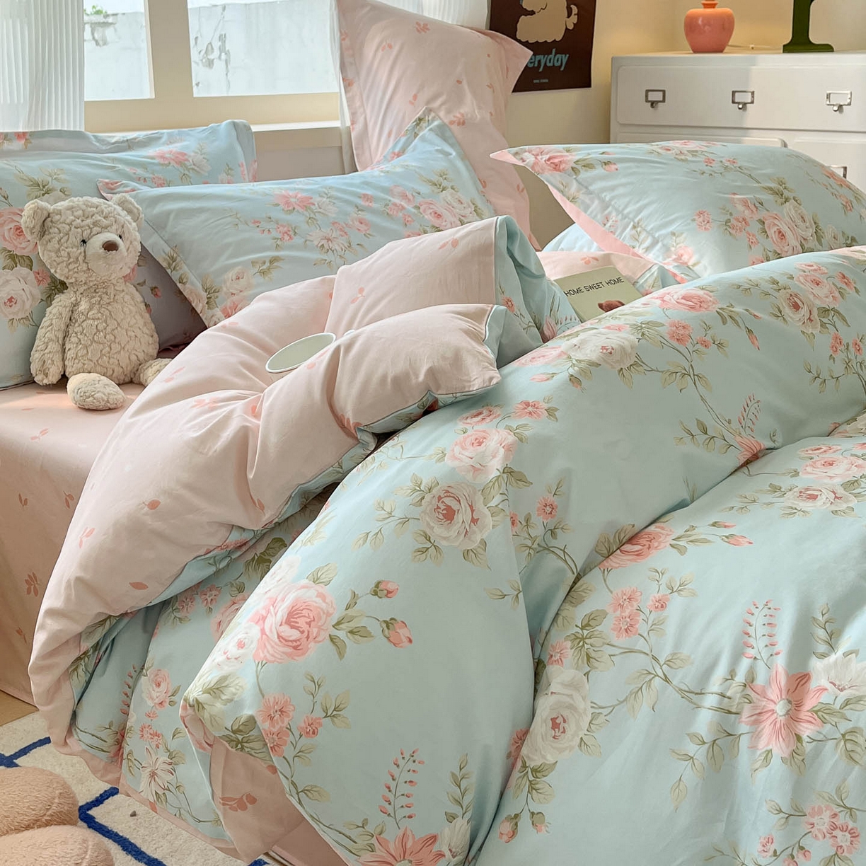 91家纺网 家纺一手货源 找家纺 涵宸家纺 2026新款亲肤舒适全棉印花单被套-68系列 总 A晨汐