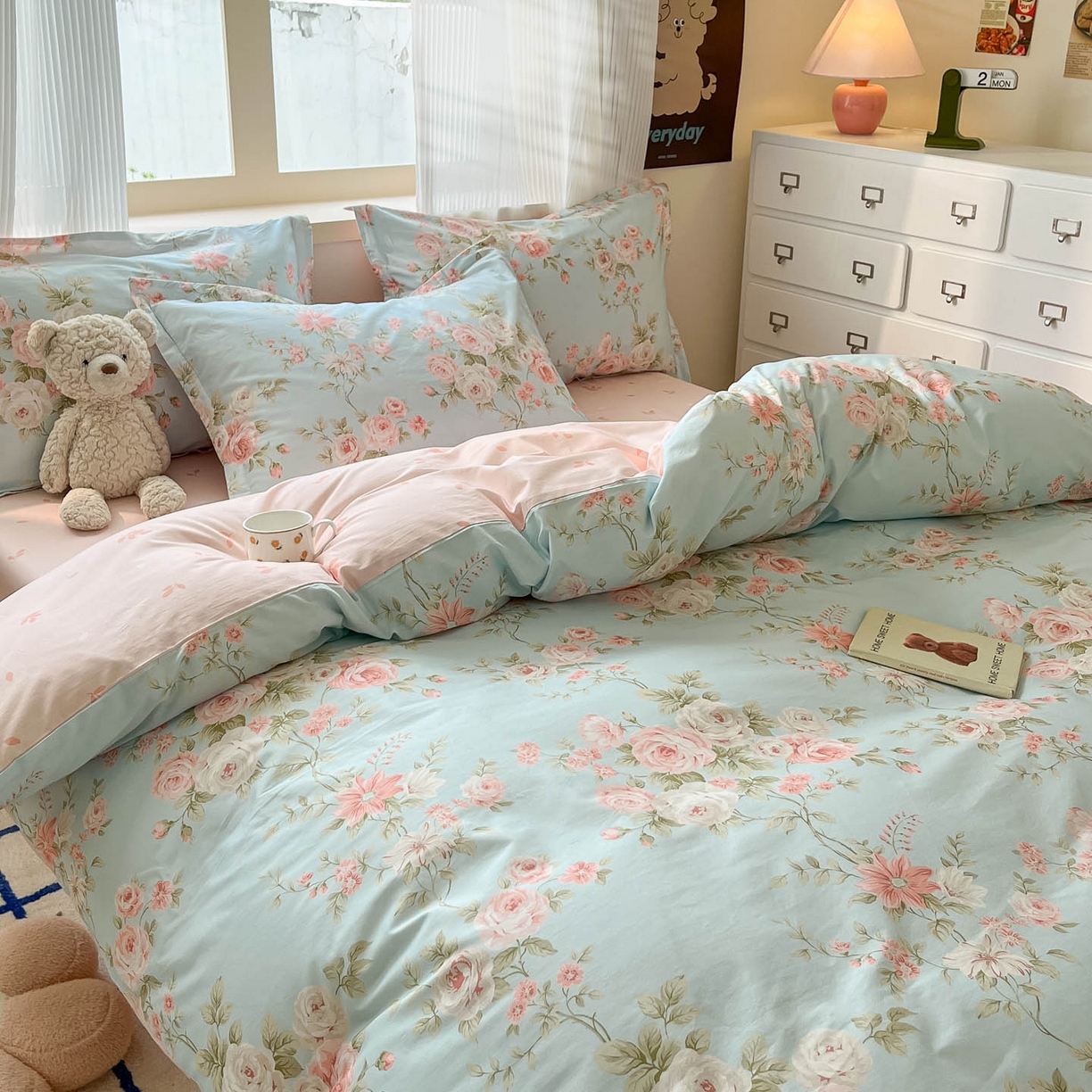 91家纺网 家纺一手货源 找家纺 涵宸家纺 2026新款亲肤舒适全棉印花单被套-68系列 总 A晨汐