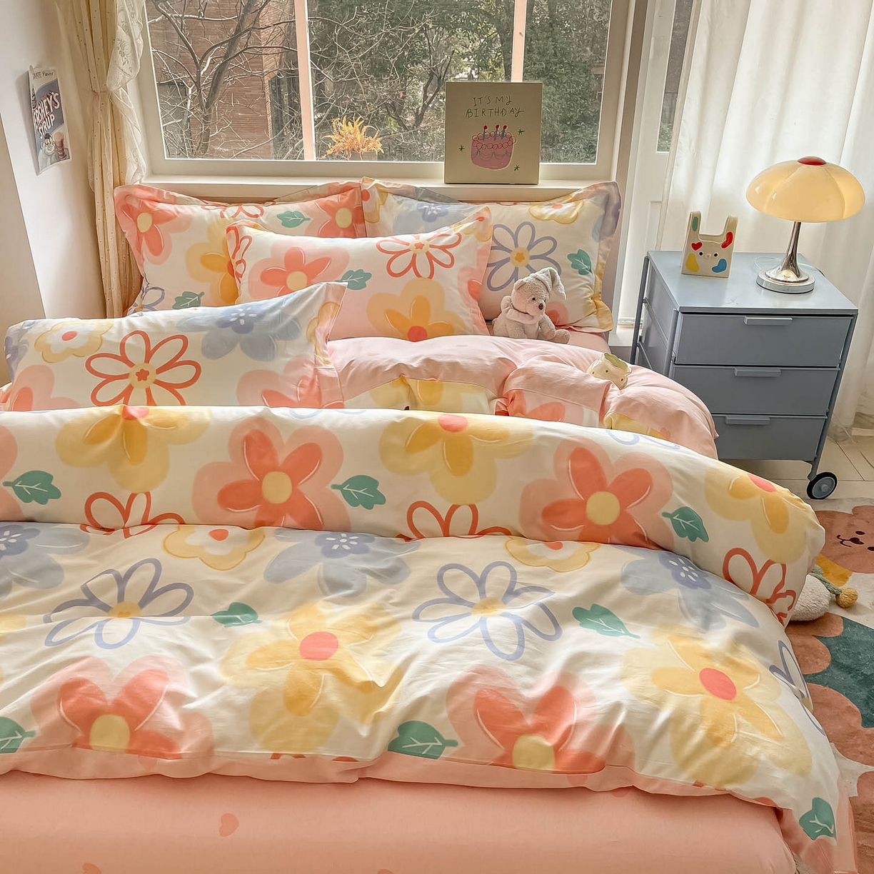 91家纺网 家纺一手货源 找家纺 涵宸家纺 2026新款亲肤舒适全棉印花单被套-68系列 总 B爱恋