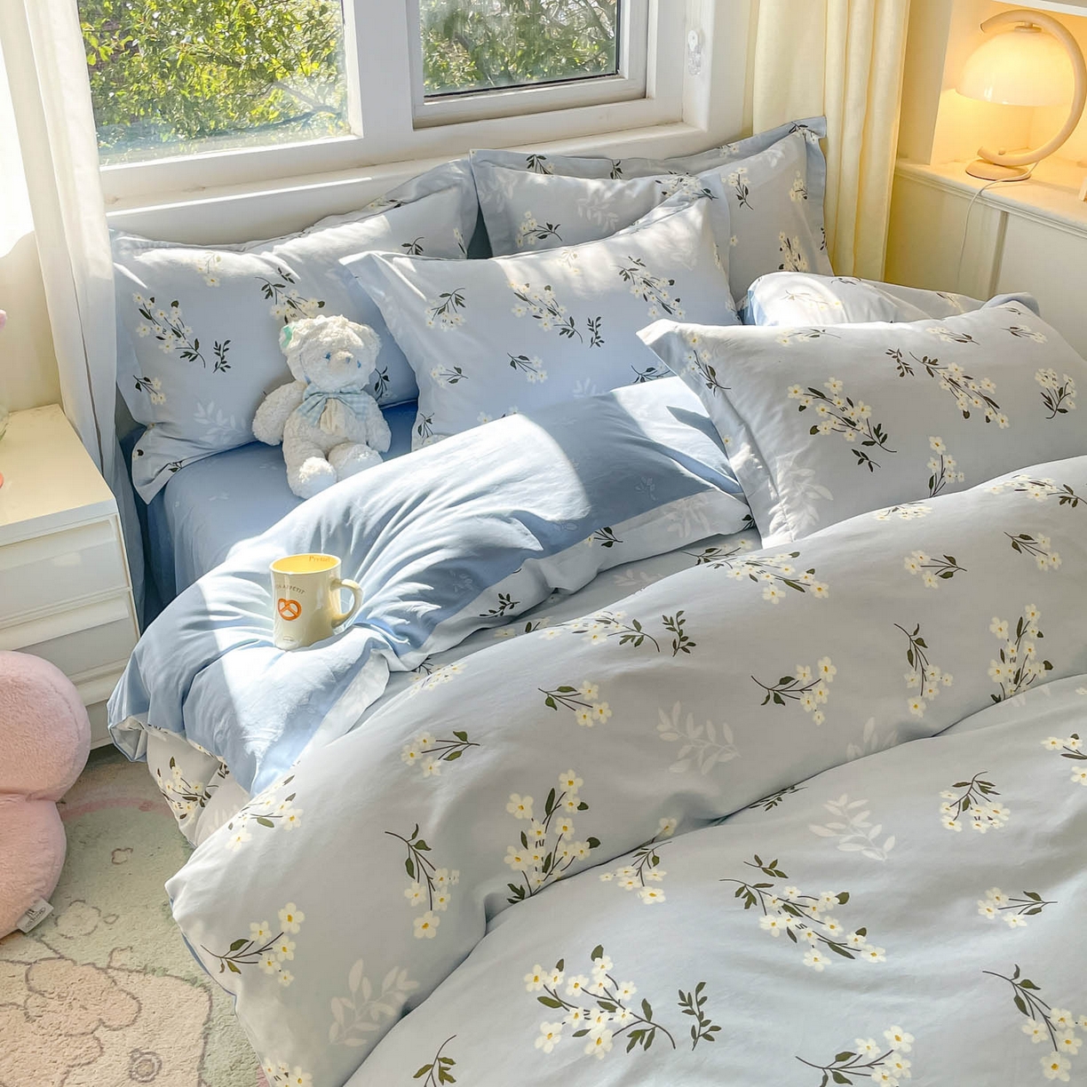 91家纺网 家纺一手货源 找家纺 涵宸家纺 2026新款亲肤舒适全棉印花单被套-68系列 总 B那年花开