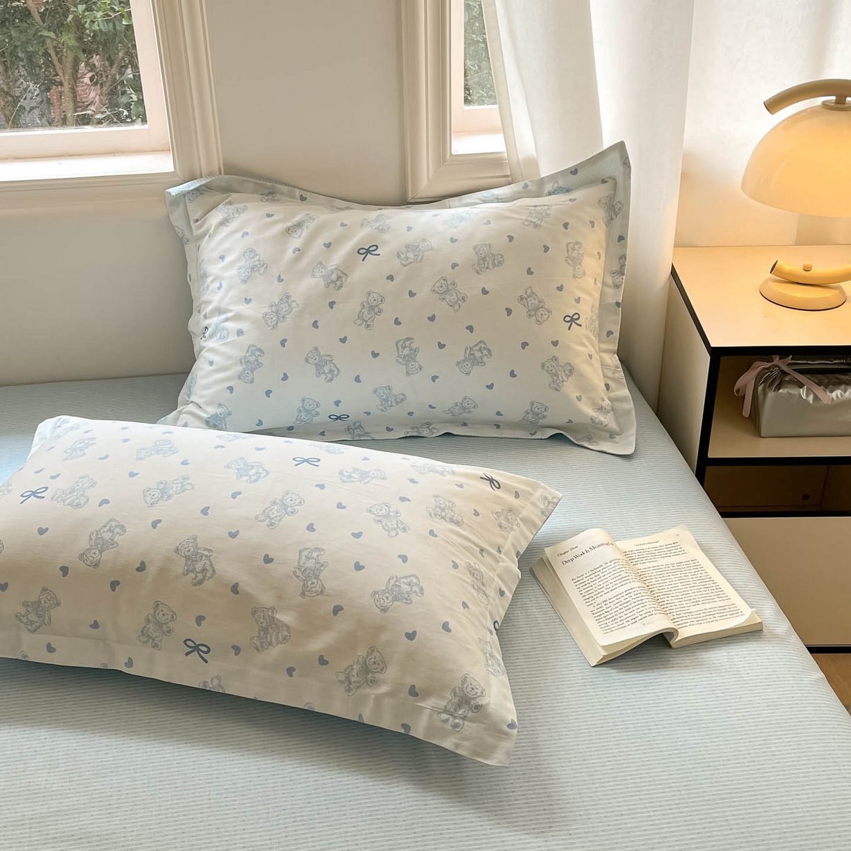 91家纺网 家纺一手货源 找家纺 涵宸家纺 2026新款亲肤舒适全棉印花单被套-68系列 总 B幸运熊