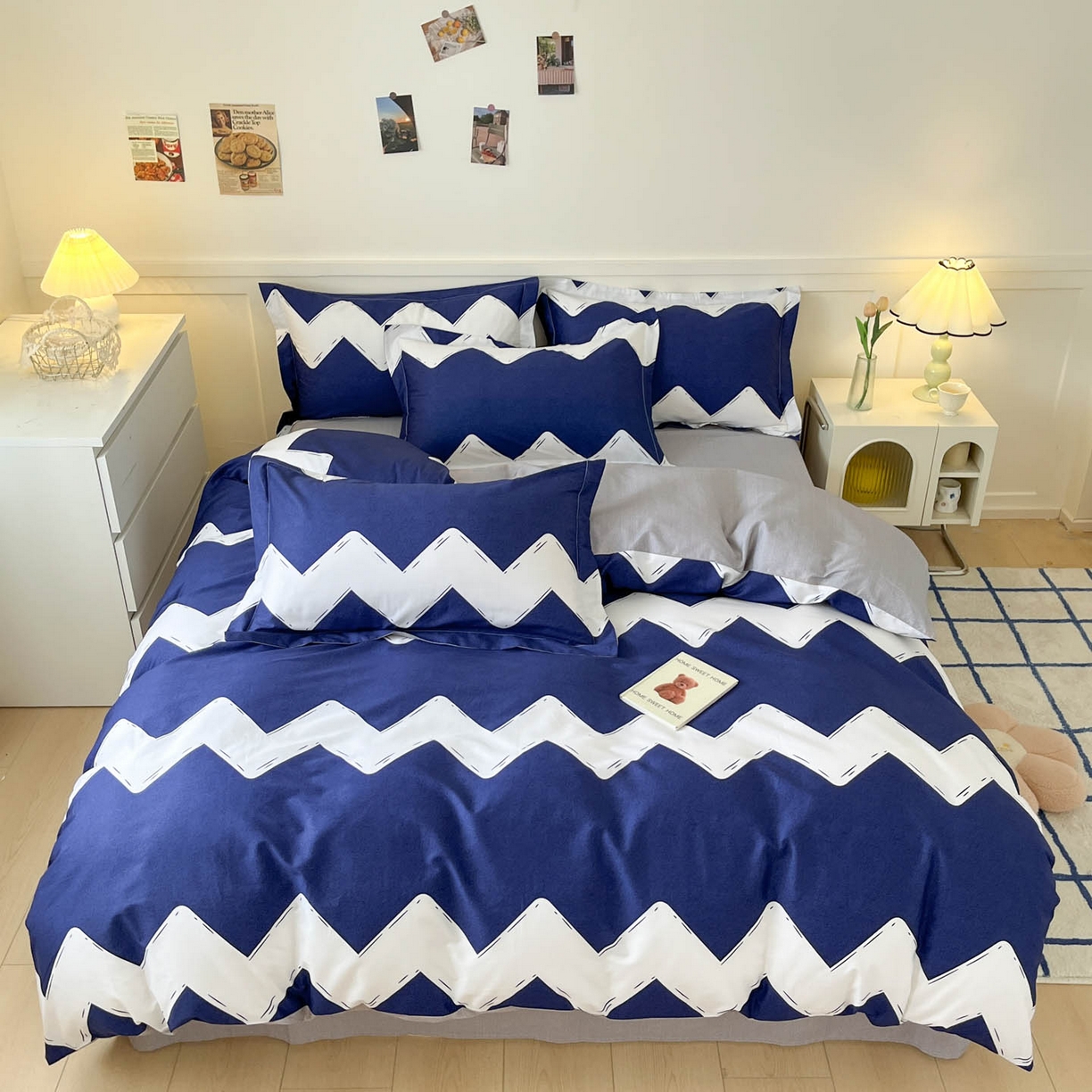 涵宸家纺 2025新款亲肤舒适全棉印花四件套-68系列 总 D简爱