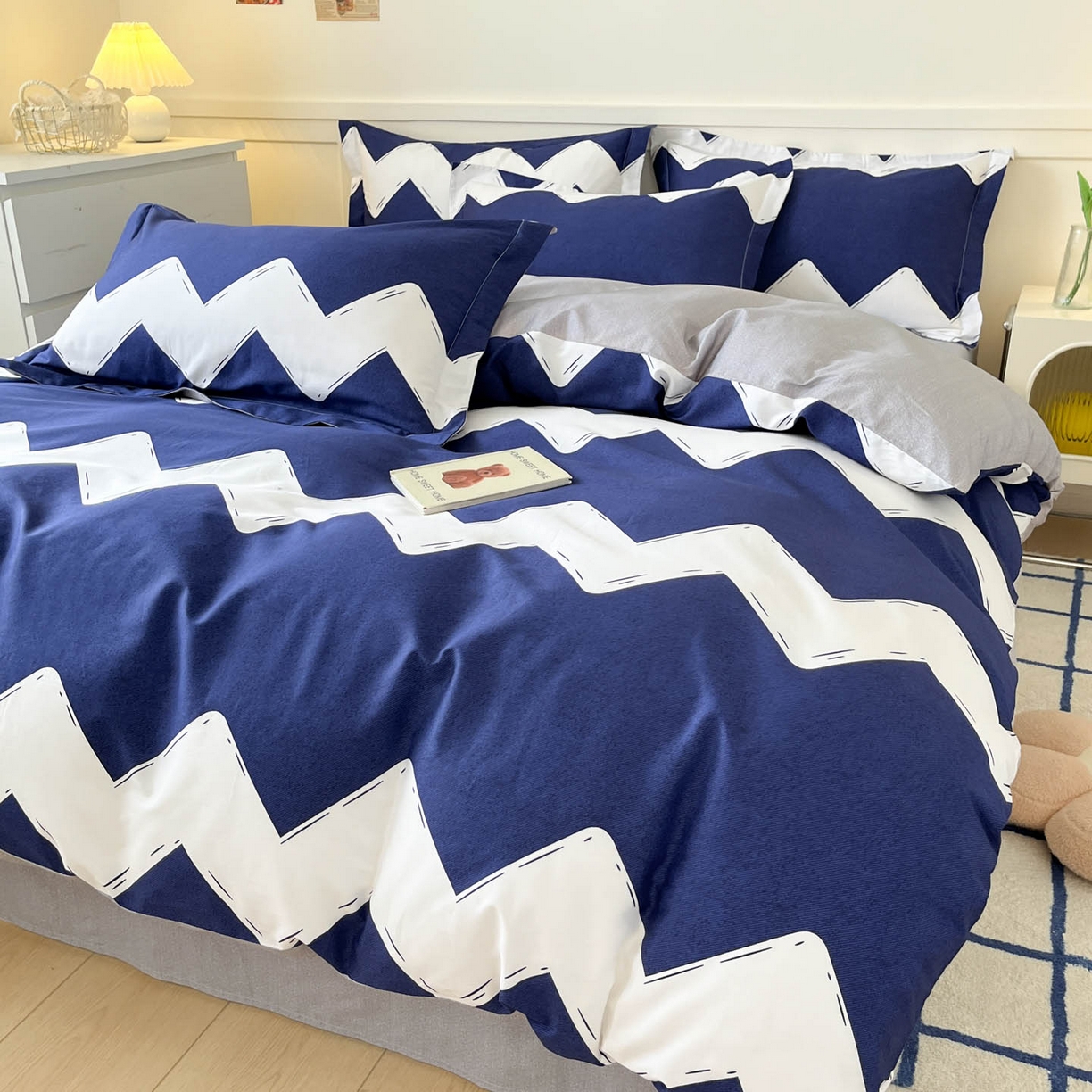 91家纺网 家纺一手货源 找家纺 涵宸家纺 2025新款亲肤舒适全棉印花四件套-68系列 总 D简爱