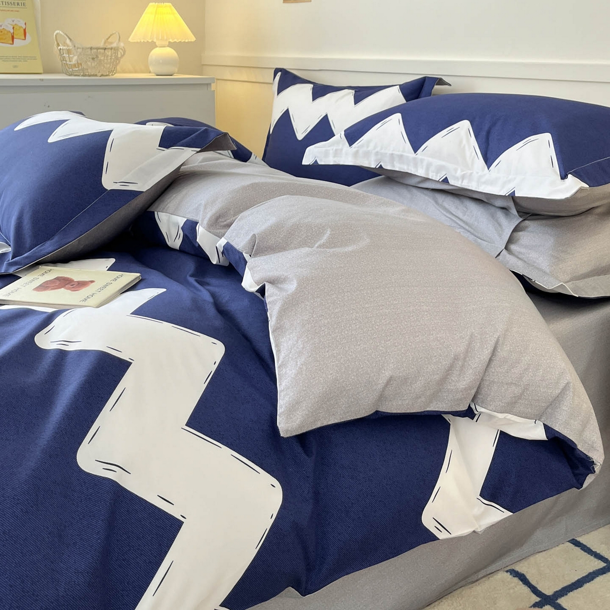 91家纺网 家纺一手货源 找家纺 涵宸家纺 2025新款亲肤舒适全棉印花四件套-68系列 总 D简爱