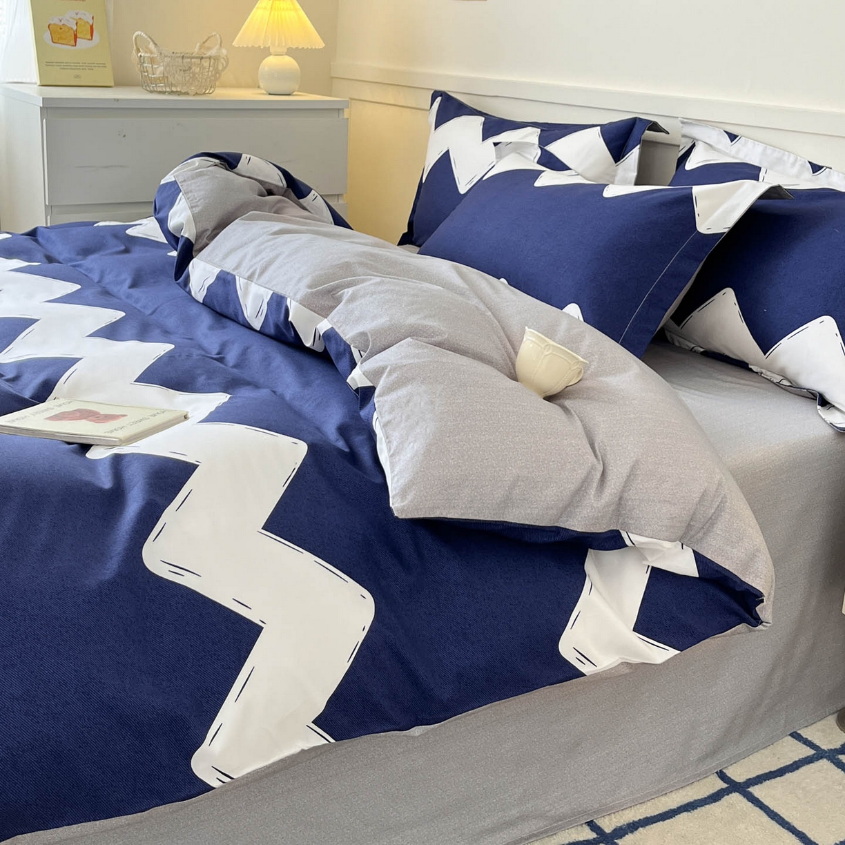 91家纺网 家纺一手货源 找家纺 涵宸家纺 2025新款亲肤舒适全棉印花四件套-68系列 总 D简爱