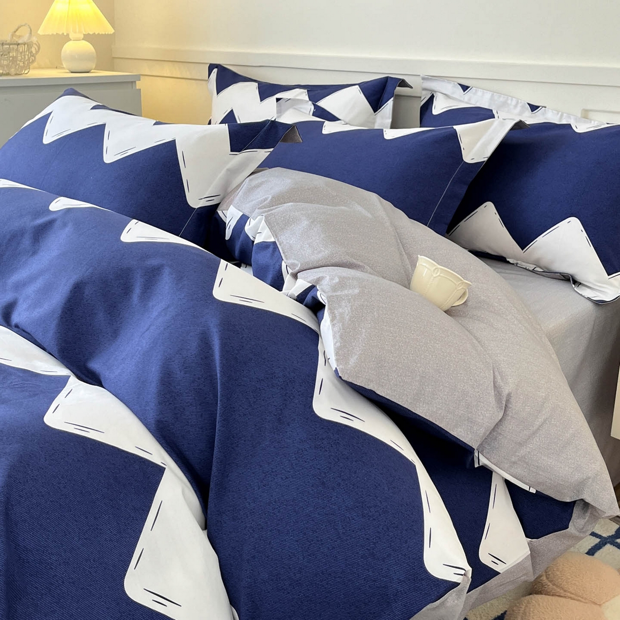 91家纺网 家纺一手货源 找家纺 涵宸家纺 2025新款亲肤舒适全棉印花四件套-68系列 总 D简爱