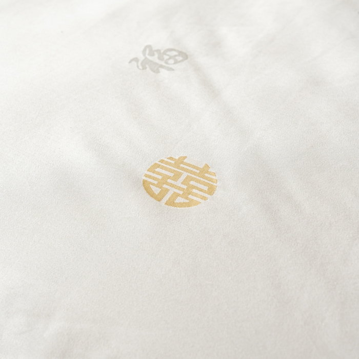 91家纺网 家纺一手货源 找家纺 （总）茧月 2026新款100%柞蚕丝中长丝被子-福喜相随