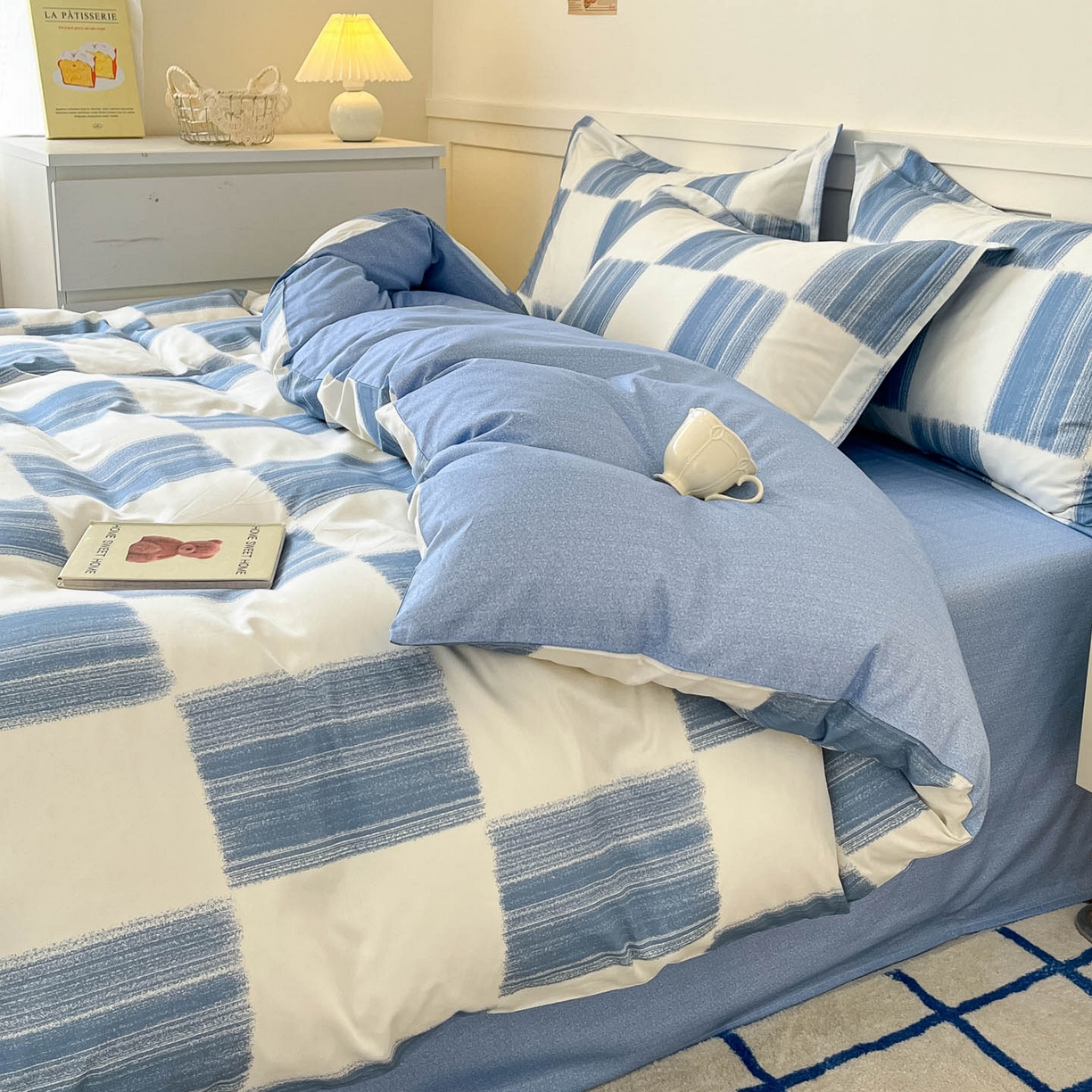 91家纺网 家纺一手货源 找家纺 涵宸家纺 2025新款亲肤舒适全棉印花四件套-68系列 总 D简西