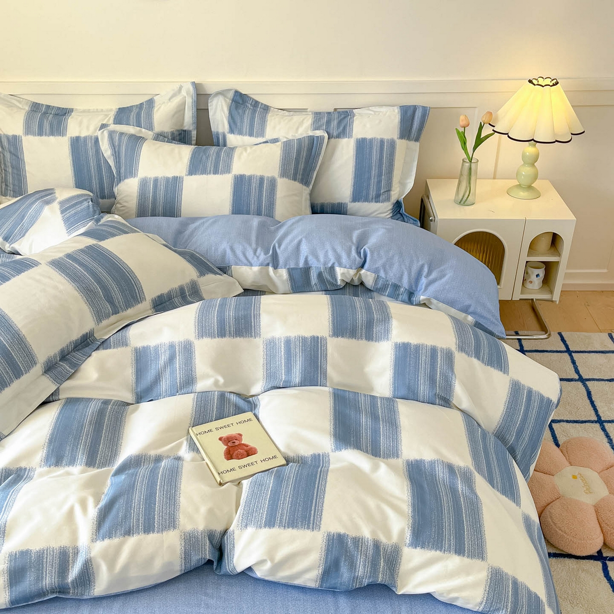 91家纺网 家纺一手货源 找家纺 涵宸家纺 2025新款亲肤舒适全棉印花四件套-68系列 总 D简西